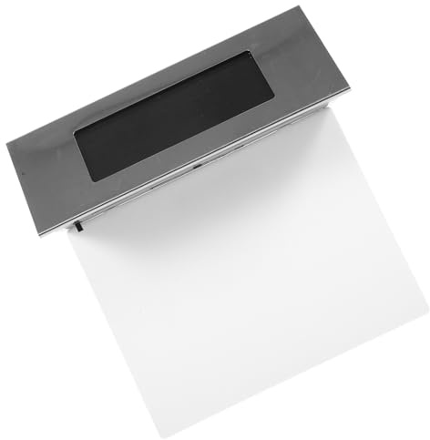 HONITANO Plaque Numéro Maison Solaire LED Extérieure Étanche Acier Inoxydable LED Lumineuse Rechargeable Sans Fil pour Décoration Murale Jardin et Couloir