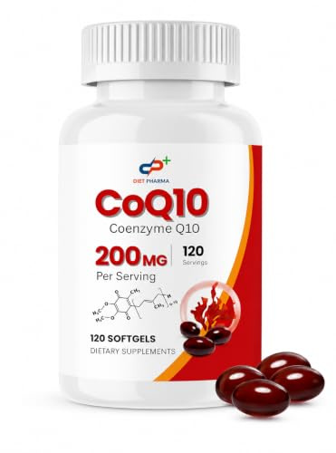 Coenzima Q10 Ubiquinol 200 mg – 120 Cápsulas Blandas Softgel – Alta Biodisponibilidad – CoQ10 Alta Concentración – Suministro para 4 Meses – Complemento Alimenticio (120)