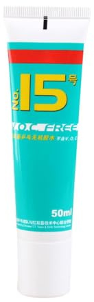 Lim – 50 ml bordtennis racket vätska | professionellt superflytande snabblim | snabblim för montering av bordtennis paddel fladdermus gummiark, svampapplikator I