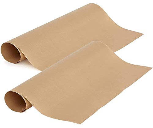 Kirkwood Kitchen Antihaftbeschichtete wiederverwendbare Ofeneinlagen für die Unterseite von Gas-, Elektro- und Mikrowellenöfen – funktioniert als Backmatte & Grillmatte - 2er Set