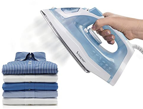 Beper P204FER002 Ferro da Stiro con Dispositivo Anticalcare, Autopulizia, Anti-goccia 2400W