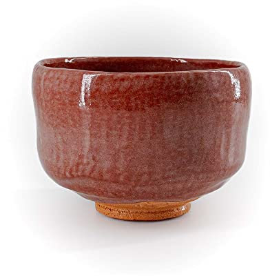 NYOKO Chawan Ø 12,0 cm 400 ml Rosa Schwarz japanisch Matcha Zubehör Keramik