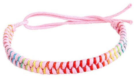 PACKOVE 4stücke Handgestricktes Armband Set Für Damen Blumenarmband Aus Wachskordel Seilarmbänder Für Frauen Und Mädchen Geschenkidee Für Partys Und Alltag