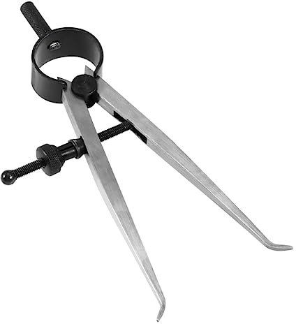 JECOMPRIS Molla Per Misurazioni Precise Strumento Inossidabile Con Meccanismo Di Regolazione Rapida Utile Per Falegnameria e Misurazioni Di Precisione