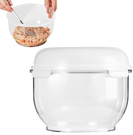 Jäslåda med lock – transparent arrangör, jäsbox för deg, jäsbehållare | degugnslåda, brödförvaring, pizzadeglåda, perfekt för hemlagade degar och bakning hemma