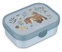 Mepal - Boîte à Déjeuner Campus - Lunch Box Bento pour Enfants - Boite Repas avec Compartiment Bento - Fermeture à Clip - Sans BPA et Compatible au Lave-Vaisselle - 750 ml - Forest Friends