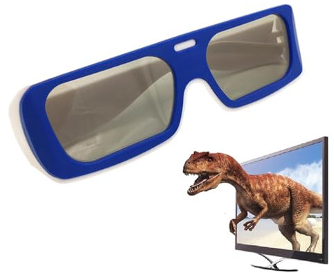Lunettes de vision 3D, lunettes 3D pour adultes – Lunettes de film polarisées 3D, écran vidéo confortable, accessoires de théâtre non flash pour projecteur TV