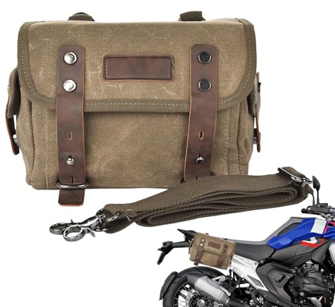Sac De Moto - Sacoches De Motos, Sacs De Selle En Toile Détachables Pour Moto | Sac À Queue Imperméable, Stockage De Sièges Arrière, Pochette D'outils, Porteurs Latéraux Pour Vélos Électriques, Scoote