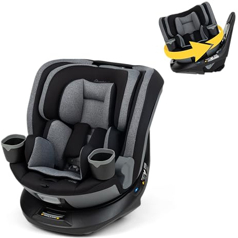 Safety 1st Turn and Go 360 DLX Rotating All-in-One Convertible Car Seat, Sand Bucket