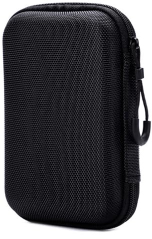 JEYORZY 1 pezzi Custodia per Hard Disk Esterno 2.5'', Custodia hard disk esterno, Custodia rigida custodie, Memoria Esterna Portatile Disco Esterna Protettiva Borsa Antiurto Rigida Cover Case, nero