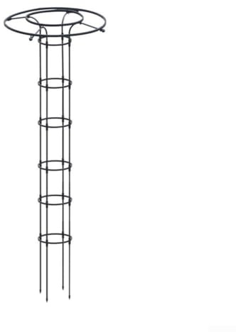 Utomhus klättring växtstöd PVC spaljé för rosor, vinrankor och grönsaker som främjar hälsosam tillväxt (210 cm)