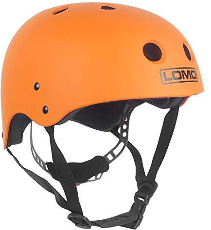 Lomo CE Approved Kayak Helmet - Matt Orange (Medium)