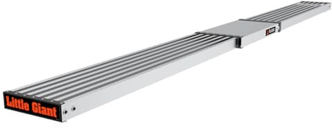 Little Giant Ladder Systems 11813 8-13 ft Telescoping Plank, 8' -13', Gray
