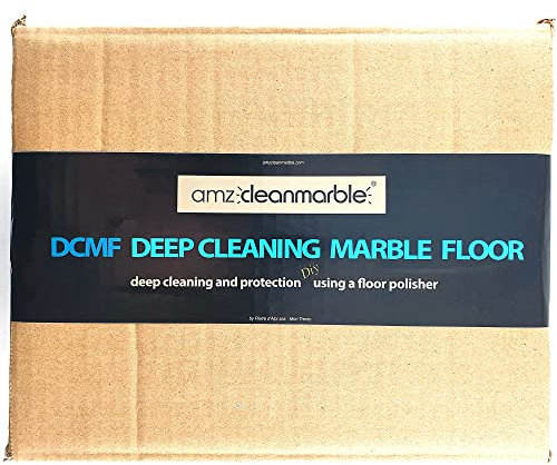 BMC Pulizia Profonda Pavimenti kit 5” per lucidatrice domestica con dischi abrasivi fibra nylon TNT da 125 mm, dischi TNT bianchi e detergente idrorepellente per protezione dalle macchie