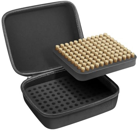 9mm Aufbewahrungsbox für 216 Schuss Munition, Zweilagige Munitionsbox Tragbare Munitionsbox für 9mm Munition