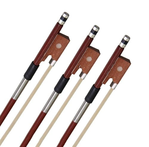 Geigenbogen-Instrumentenzubehör Violinbogen Violinbogen Bogen Haarbogen Stange Kontrabassbogen(1/8)