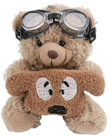 Auto-Plüschdekoration, dekorativ, mit Wischerwechselgriff, Plüschbär mit Wischerwechselgriff für Auto – Dekoration