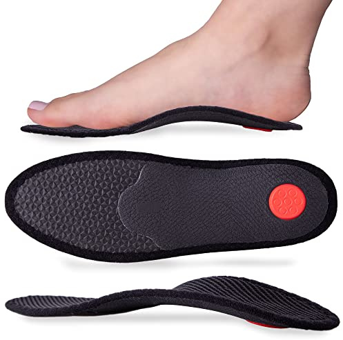 SULPO Solette ortopediche – solette in schiuma con fascite plantare, plantare piede cavo - contro odori e piedi del sudore – per uomini e donne – Comfort Sport Solette