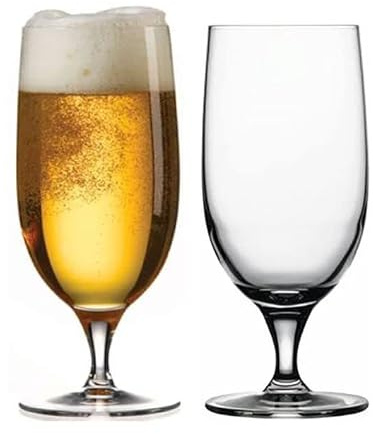 Topkapi 250.815 Hainer Hütte - Juego de 6 Jarras Cerveza (0,4 l, apto para lavavajillas, cristal sin plomo, cristal de cerveza, elegante, resistente a roturas, serie Bar & Lounge
