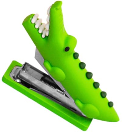 HOODANCOS Mini Stapler Cute Cartoon Handheld Stapler for Kids Office for Desk Smooth Stapling Portable Manual for School Home Study 1 X