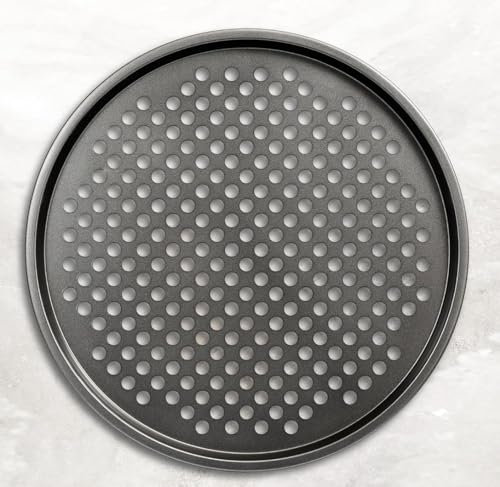 Nobel Non Stick Perforated 14 Inches - 36 cm Pizza Tray - Carbon Steel