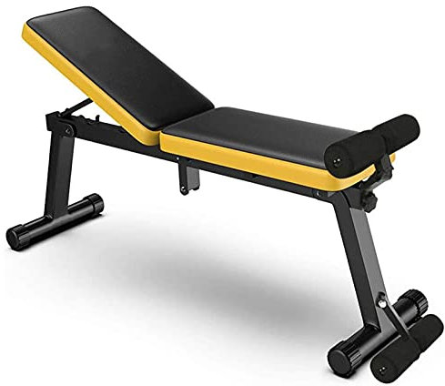 Vikter Bänk Hantel Bänk Fällbar Träningsstol Gym Slankt Träningsredskap Fågel Snedbräda Lätt Att Samla Bänkpress Sit-Ups Sportutrustning Str.