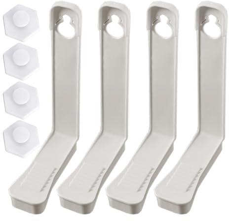 Fascette per foglie: 4 clip di fissaggio per trapuntare, clip per piumini tengono sul letto, gancio per supporto per cuscino con fibbia di bloccaggio, pesante, rimovibile e