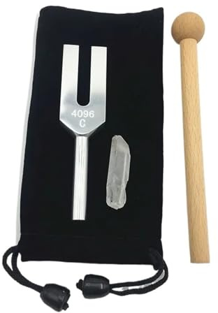 Stämgaffel aluminiumlegering stämgaffel hög frekvens kristall stämgafflar yoga meditation musikal slagverksinstrument (stil A)