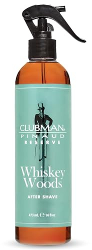 Clubman Reserve Whiskey Woods After Shave Spray - Aftershave for Men, Long-Lasting Fragrance, 16 fl oz