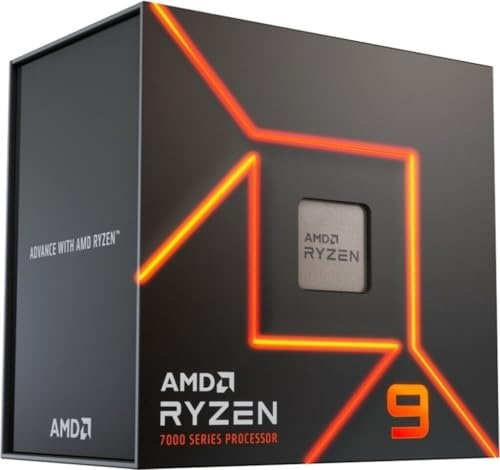 AMD Ryzen™ 9 7900 Prozessor (12 Kerne/24 Threads, Unlocked. Zen 4 Architektur. 76 MB L2+L3 Cache. 65W TDP. Bis zu 5,4 GHz Boost-Takt. Sockel AM5. DDR5 & PCIe 5.0. Kein Kühler enthalten)