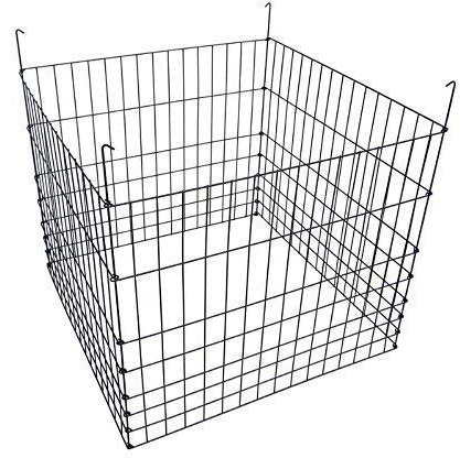 MTB Garten Draht Komposter 91,4 cm L x36 W x 76,2 cm H, schwarz