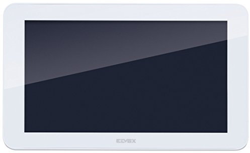 Vimar K40947 Monitor Touch Screen Vivavoce Wi-Fi per Kit Videocitofono Smart, Alimentatore con Spine Intercambiabili Standard Europeo, British, Americano ed Australiano, Bianco