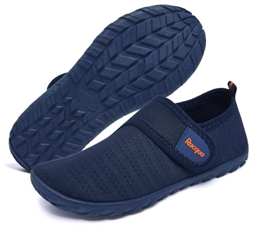 Racqua Boy's Girl's Kids Water Shoes Aqua Swim Shoes(Little Kid/Big Kid) | Lightweight Quick Dry Park Barefoot Beach Shoes for Kids