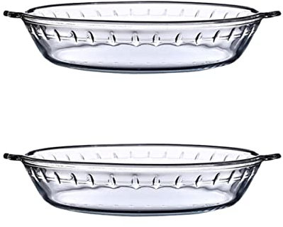 1pc Kalotte Mikrowelle Fisch Längliches Abendessen Kochen Backformen Platten Tiefer Salat Kühlschrank Pfanne Tablett Kasserolle Hitzebeständig Klar Zubehör Servieren Haushalt Ofen Rechteckig Gebacken