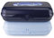 Tupperware Eco+ To Go Maxi-Twin hellblau + Maxi-Twin dunkelblau Winterzauber Brotbox Pausenbox Snackbox Sandwichbox Lunchbox (inkl. 1x Ausstecher)
