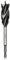 Meccion Profesional Broca para Madera 25mm x 165mm Self Feed Broca Taladro, 1/4 Hexagonal Vástago Brocas Espirales para madera
