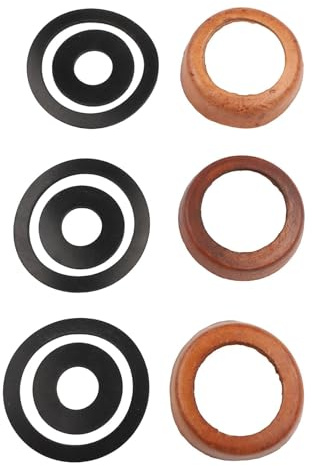 3 manchons de piston et bagues d'étanchéité pour pompes type 75 en cuir de vachette et silicone pour une étanchéité efficace et un entretien facile