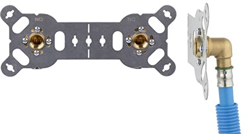 NOYON & THIEBAULT Platine Sécable sortie de Cloison pour tube PER à Sertir Ø16 raccordement robinetterie douche | baignoire | lavabo | WC | machine à laver | radiateur
