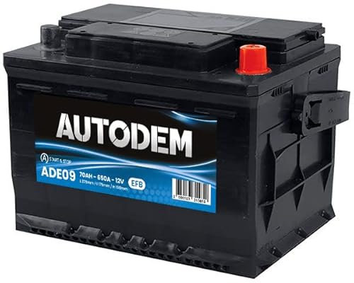 Batterie Autodem Autodem Start & Stop EFB ADE09 12V 70Ah 650A