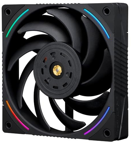 Thermalright TL-K12 Ventilador de CPU de 120 mm, conector PWM de 4 pines, ventilador de computadora silencioso con rodamiento S-FDB, ventilador de enfriamiento de escritorio (TL-K12)