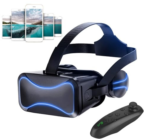 Virtual Reality-headset för vuxna, högupplöst bildbehandling VR-glasögon | Virtual Reality-glasögon set glasögon för barn och vuxna för att uppleva VR