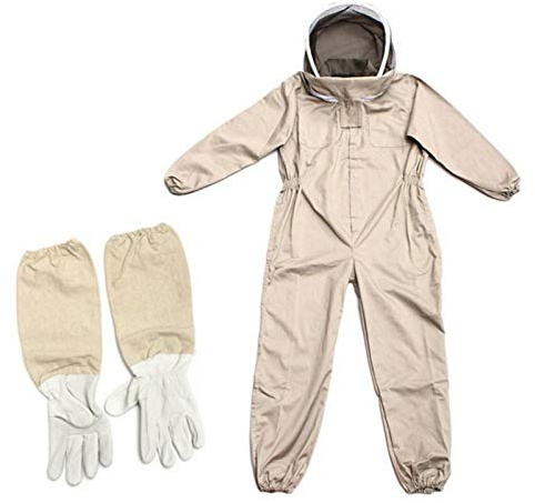 Combinaison D'apiculteur Combinaison Apicole, Combinaison Dapiculteur Professionnelle Avec Voile Autoportant Protection Pour Apiculteurs Costume Apicole En Coton Avec Chaperon Anti Guêpes