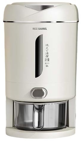 Distributeur de riz - Récipient de stockage de riz, distributeur automatique de céréales | Distributeur de riz mural transparent, organisateur de grande capacité, contrôle des portions pour la cuisine