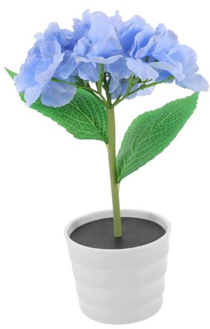 CAXUSD Lámpara Solar Led Decorativa Con Maceta De Hortensia Para Patio y Decoración De Exteriores y Especiales