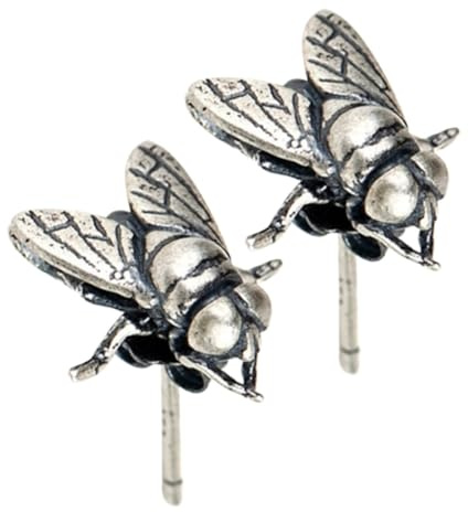 KOCKSHION Boucles d'oreilles uniques forme mouche en argent S925 anti-oxydation pour femmes adaptées à cérémonie et événements