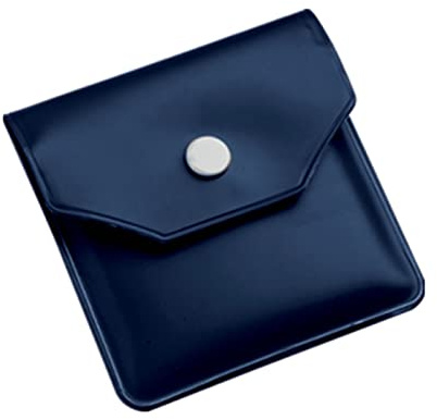 ONE SHOP Posacenere porta cicche tascabile porta mozziconi lavabile morbido con interno Ignifugo porta cenere da Borsa per sigarette borsa spiaggia piscina antiodore 2 PEZZI (Blu)