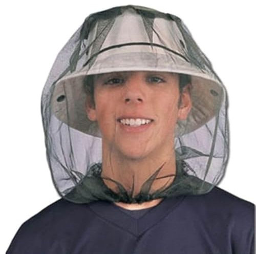 Moskitohut Mückenschleier Mückennetz Mückenschutz Insektenschutz Imkerhut - UNIVERSAL - Olivgrün