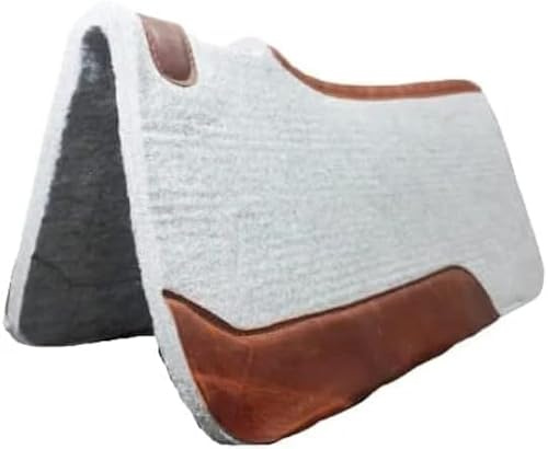 EQUIGEAR Western horse Felt Sottosella/sottosella sagomato in feltro di lana di alta qualità nelle misure 81,28 x 81,28 cm e 76,2 x 76,2 cm A18 (81,28 x 81,28 cm)