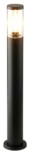 olvaxey 80cm High Outdoor Garden Light GU10 for Bright Illumination,IP44 (Bulb Excluded) (Round-2)