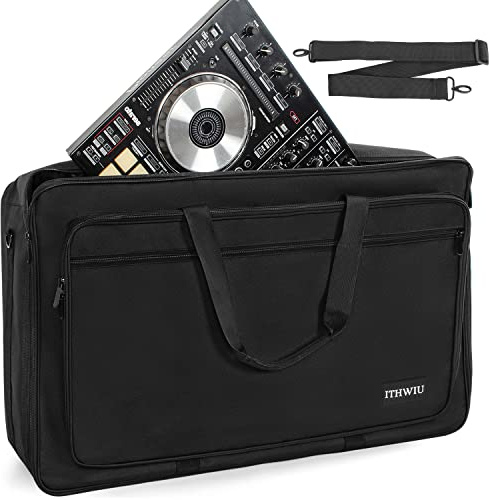 OUUTMEE DJ Controller bärbar väska, svart, 75 x 45 x12 cm, Bärbar väska